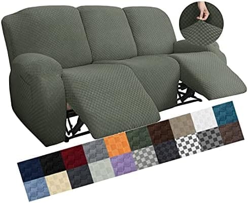 YEMYHOM Light Gray Stretch Recliner Slipcover with Side Pocket Global Recycled Standard  
YEMYHOM Light Gray Anti-Slip Recliner Cover with Elastic Bottom Global Recycled Standard  
YEMYHOM Light Gray Recliner Chair Cover with Side Pocket Global Recyc
