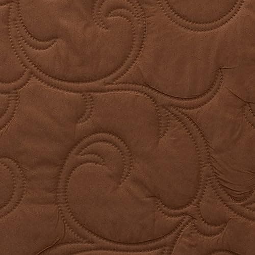 100% Waterproof Recliner Chair Cover, Non-Slip Fabric for Living Room — Brown