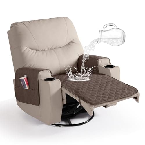 Ruaozz Waterproof Recliner Cover for Reclining Chair with Arms (Charcoal Grey, Medium-25'')
| Ruaozz Non Slip Chair Covers for Reclining Chair with Pocket (Charcoal Grey, Medium-25'')
| Ruaozz Washable Seat Cover for Reclining Chair with Arms (Charc 