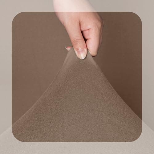 TAOCOCO 3 Seat Light Gray Stretch Slipcover for Reclining Sofa — Light Coffee