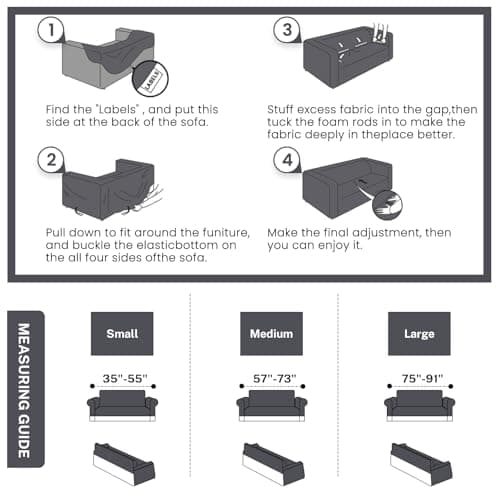 WONGS BEDDING Stretch Velvet Sofa Slipcover, Dark Gray, Pet Friendly