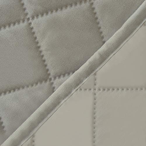 Easy-Going Reversible Loveseat Couch Cover, Gray/Light Gray — Beige/Beige