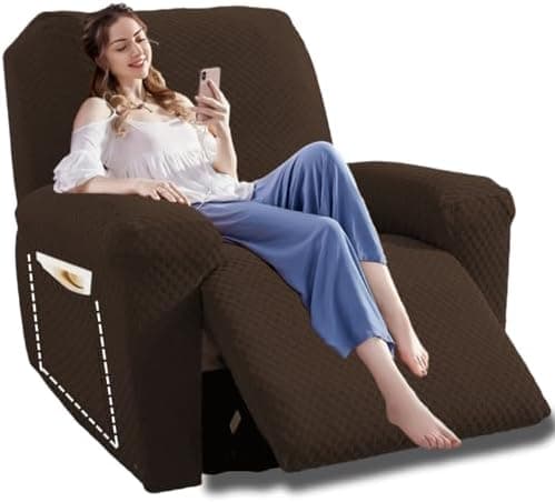YEMYHOM Light Gray Stretch Recliner Slipcover with Side Pocket Global Recycled Standard  
YEMYHOM Light Gray Anti-Slip Recliner Cover with Elastic Bottom Global Recycled Standard  
YEMYHOM Light Gray Recliner Chair Cover with Side Pocket Global Recyc