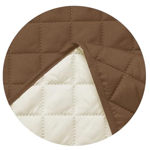 Water Resistant Dog Couch Cover 68" x 3 Cushions Gray/Light Gray — Brown/Ivory