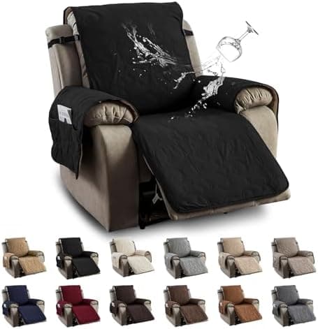 100% Waterproof Recliner Chair Cover for Pets and Kids (Beige, 2|6" Recliner Chair)
100% Waterproof Non-Slip Fabric Recliner Couch Cover for Living Room (Beige, 2|6" Recliner Chair)
Washable 100% Waterproof Recliner Chair Cover for Pets and Kids (Bei