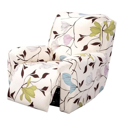 FUANGUI 4-Piece Lazyboy Recliner Cover with Storage Pockets — 14