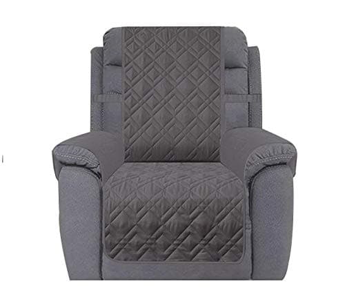 Ameritex Waterproof Nonslip Recliner Cover for Pets and Kids (23", Dark Grey)