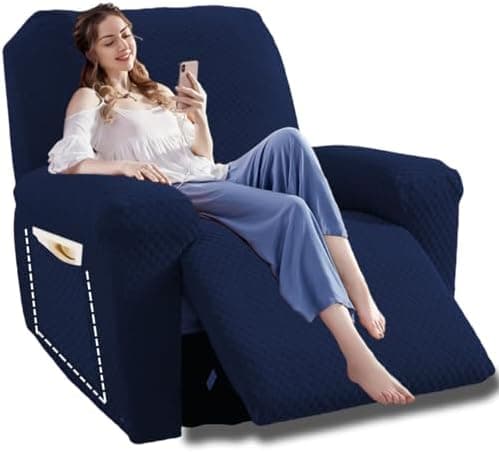 YEMYHOM Light Gray Stretch Recliner Slipcover with Side Pocket Global Recycled Standard  
YEMYHOM Light Gray Anti-Slip Recliner Cover with Elastic Bottom Global Recycled Standard  
YEMYHOM Light Gray Recliner Chair Cover with Side Pocket Global Recyc