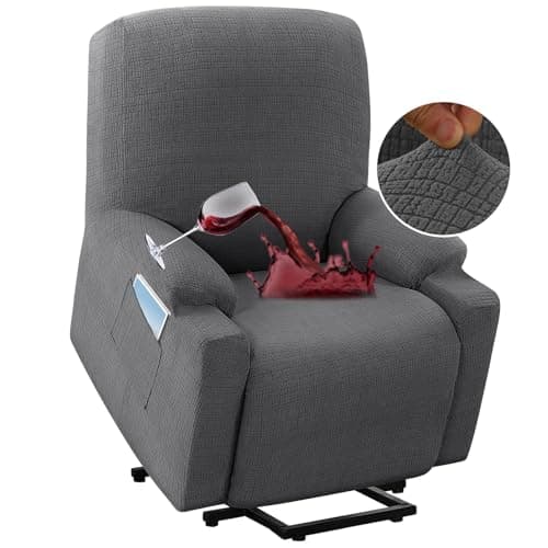 H.VERSAILTEX Waterproof Recliner Chair Cover, Gray — Grey