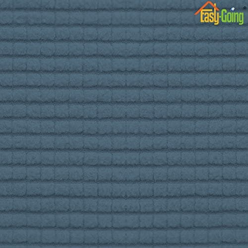 Dark Gray Stretch Loveseat Cushion Cover with Elastic Bottom — Bluestone