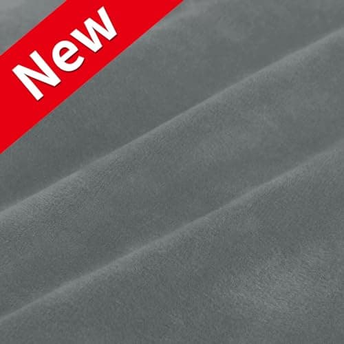 MAXIJIN Velvet Recliner Cover for Kids & Pets (Dark Coffee) — Light Grey