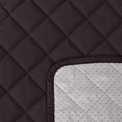 Waterproof Loveseat Recliner Cover for 2 Seat Sofa, Dark Gray - Kids and Pets Friendly — Chocolate