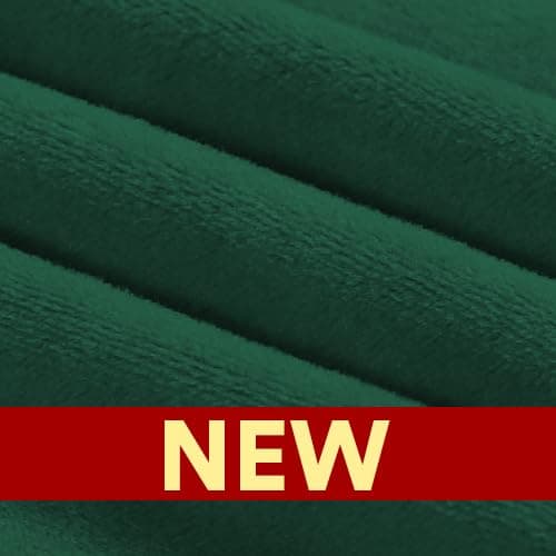 PrinceDeco Grey Velvet Loveseat Cover, Washable, Up to 72" Wide — Green