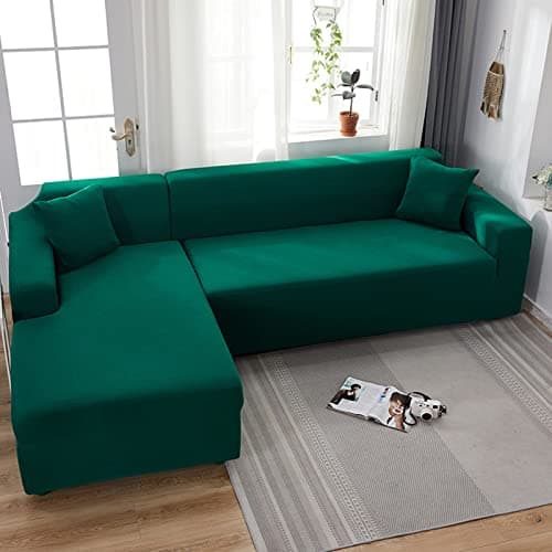 IMYOGI High Stretch Sofa Covers for 3 Seater Sectional Couch - Living Room Protector — Al