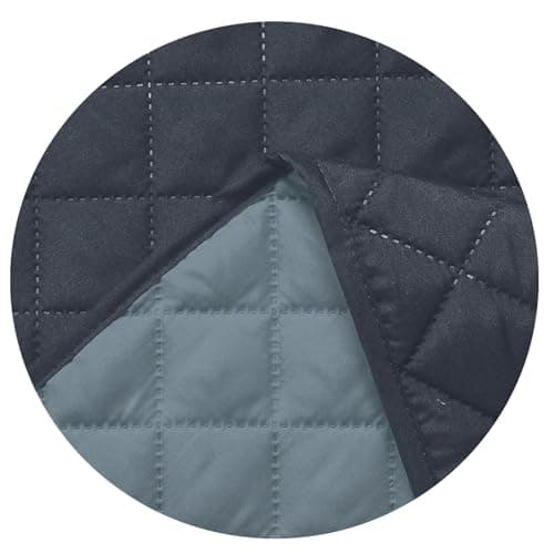 Water Resistant Dog Couch Cover 68" x 3 Cushions Gray/Light Gray — Dark Blue/Light Blue