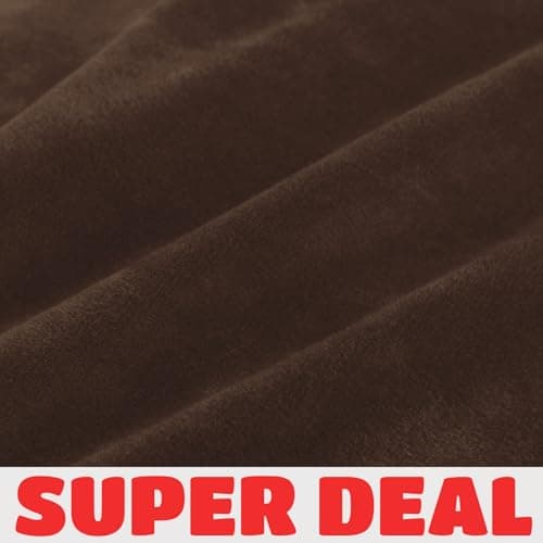 2025 Velvet Oversized Recliner Cover for Lazy Boy, Soft & Stretchy (Grey) — Dark Coffee