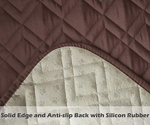 Ameritex Waterproof Nonslip Recliner Cover, 23", Chocolate