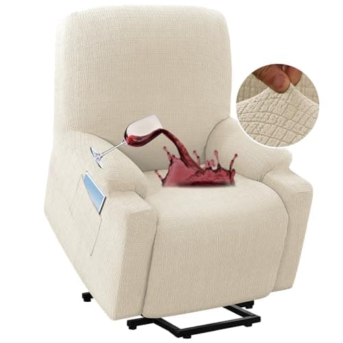 H.VERSAILTEX Waterproof Recliner Chair Cover, Gray — Ivory
