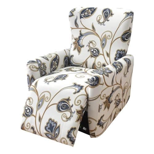 Lazy Boy Recliner Cover with Pockets & Elastic Bottom Protection — Color A01