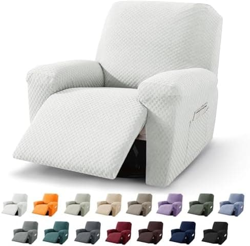YEMYHOM Light Gray Stretch Recliner Slipcover with Side Pocket Global Recycled Standard  
YEMYHOM Light Gray Anti-Slip Recliner Cover with Elastic Bottom Global Recycled Standard  
YEMYHOM Light Gray Recliner Chair Cover with Side Pocket Global Recyc
