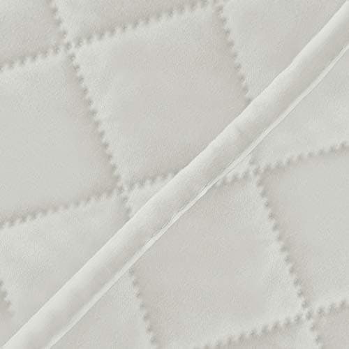 Easy-Going Reversible Loveseat Couch Cover, Gray/Light Gray — Ivory/Ivory