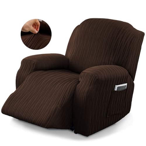Soft Couch Cover for Recliner, Leakproof Dog and Pet Protector (Dark Grey) — Chocolate