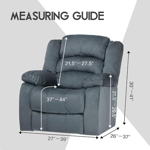 ULTICOR 4-Piece Stretch Recliner Cover, Jacquared for 1 Cushion Reclining Sofa (Taupe)