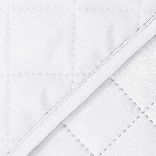 Reversible Chocolate/Beige Loveseat Sofa Cover Protector — White/White