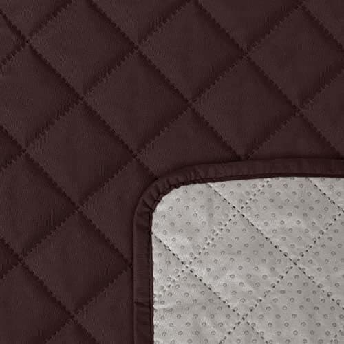 Waterproof Loveseat Recliner Cover for 2 Seat Sofa, Dark Gray - Kids and Pets Friendly — Coffee