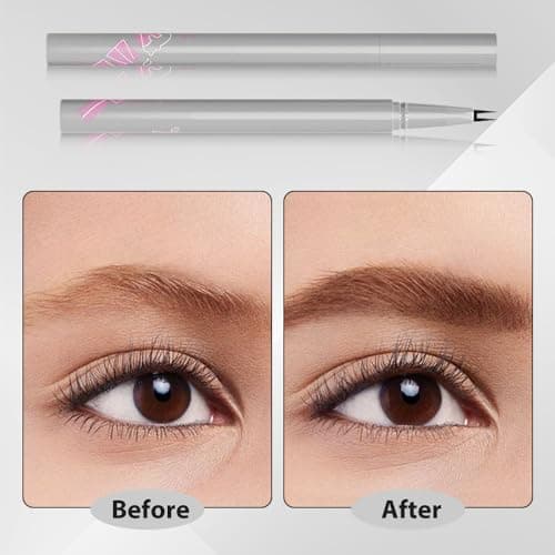 Dual Pronged Lower Eyelash Liquid Eyeliner for Natural Eye Makeup