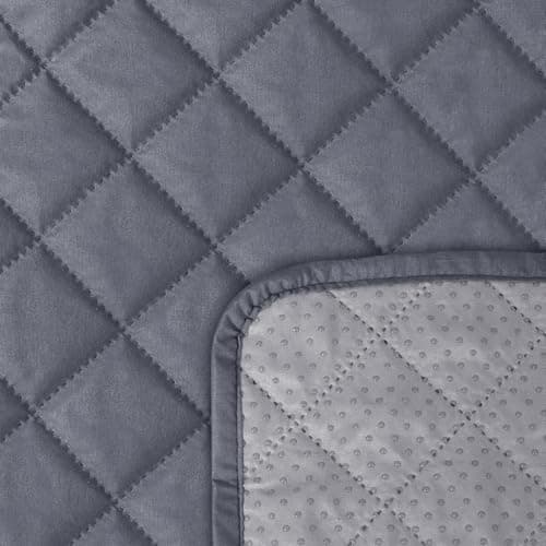 KinCam 100% Waterproof Recliner Loveseat Cover, Dark Gray — Grey