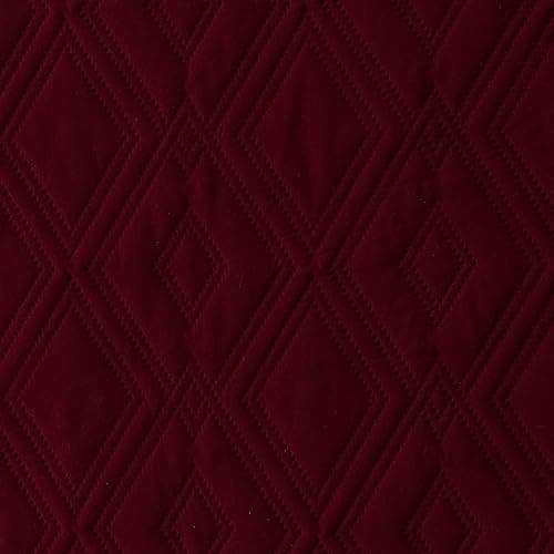 Genina Reversible Couch Covers for L-Shaped Sectional Sofas – Dark Gray, Small, Perfect for Pets and Kids — Wine Red