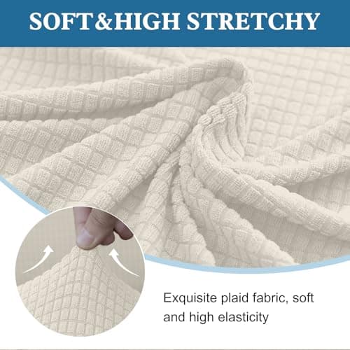 Waterproof Couch Cover for Pets, Dual Layer TPU Protector (Sofa, Beige)