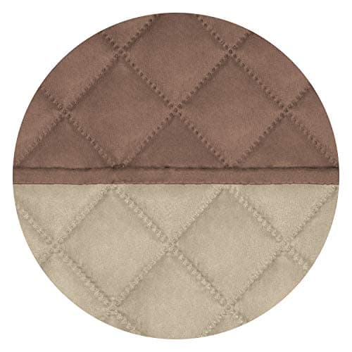PureFit Reversible Quilted Recliner Cover, Water Resistant Brown/Beige