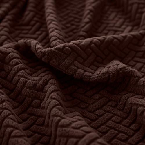 2024 New Stretch Slipcovers for Large Double Seat Sofa (Light Gray) — Texture Brown