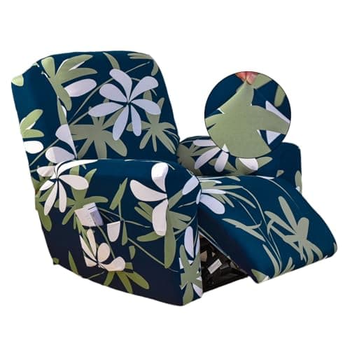 Lazy Boy Recliner Cover with Pockets & Elastic Bottom Protection — Color B12