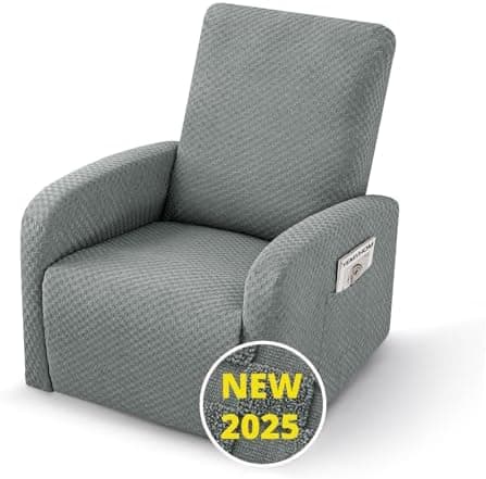 YEMYHOM Light Gray Stretch Recliner Slipcover with Side Pocket Global Recycled Standard  
YEMYHOM Light Gray Anti-Slip Recliner Cover with Elastic Bottom Global Recycled Standard  
YEMYHOM Light Gray Recliner Chair Cover with Side Pocket Global Recyc