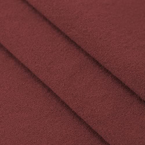 CWK Non-Slip Stretch Couch Covers for 3 Cushion Sofas (Large, Black) — Dark Red