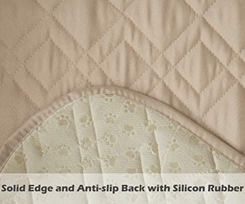 Ameritex Waterproof Nonslip Recliner Cover, Beige (23")