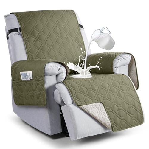 VANSOFY Waterproof Recliner Chair Covers for Pets
| VANSOFY Non-Slip Dog Chair Cover Furniture Protector
| VANSOFY Recliner Cover Washable Slipcover for Pets — Olive Green