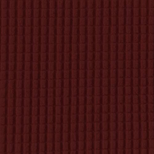 Dark Gray Stretch Sofa Slipcover for Kids' Sofas — Wine
