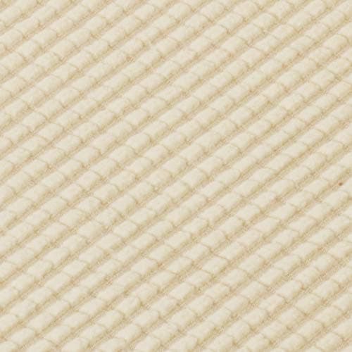 JIVINER Stretch Universal Couch Cover, Light Gray Rhomb, Large — Light Beige