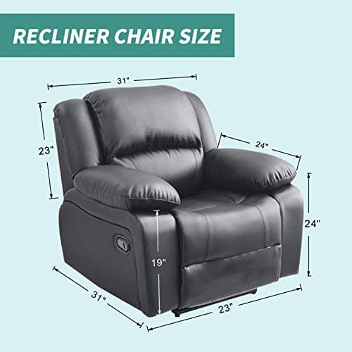 YEMYHOM Stretch Recliner Slipcover with Side Pocket, Light Gray