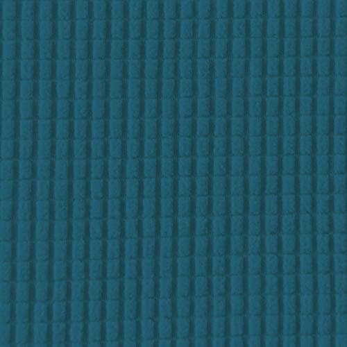 Dark Gray Recliner Stretch Sofa Slipcover 4-Pieces Elastic Bottom Furniture Protector — Peacock Blue