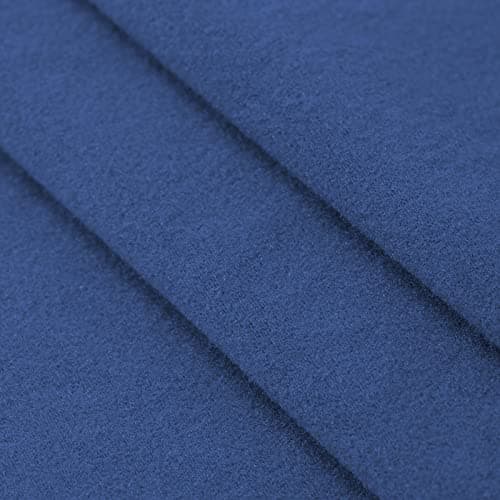 CWK Non-Slip Stretch Couch Covers for 3 Cushion Sofas (Large, Black) — Classic Blue