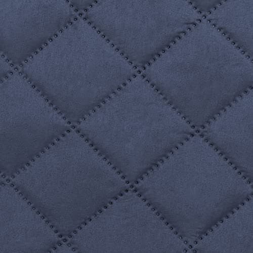 Easy-Going Reversible Loveseat Couch Cover, Gray/Light Gray — Dark Blue/Dark Blue