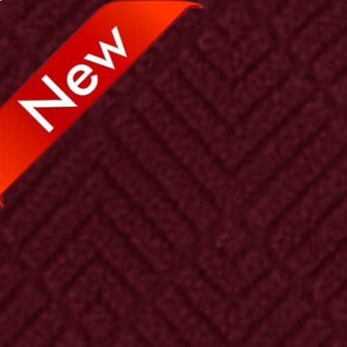 JIVINER Stretch Universal Couch Cover, Light Gray Rhomb, Large — Diamond Wine Red