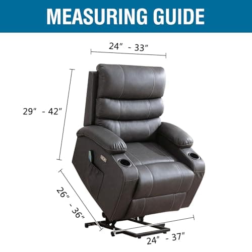 H.VERSAILTEX Grey Soft Velvet Electric Recliner Chair Cover