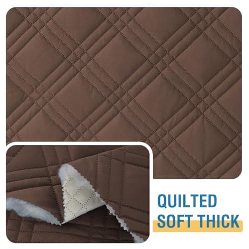 H.VERSAILTEX 100% Waterproof Recliner Chair Cover Brown/Beige