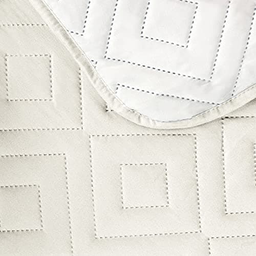H.VERSAILTEX Reversible Water Resistant Recliner Cover for Pets & Kids — Ivory/Beige